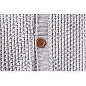 voordelige pullover voor heren-Voor heren Trui Coltrui Kabel Haakwerk breien Normaal Klassiek Effen / effen kleur Opstaande boord Basic Kleding Raglan mouwen Winter Kameel Zwart S M L