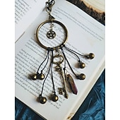 baratos Espanta-espíritos-1 peça, sinos de bruxa, presentes de decoração de bruxaria, parede pagã mágica, maçaneta decorativa de porta de casa, runas de bruxas, suprimentos de altar wiccan
