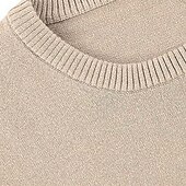 cheap Men&#039;s Pullover Sweater-Men&#039;s Pullover Sweater Jumper Dress Sweater Jumper Ribbed Knit Cropped Knitted Plain Crew Neck Keep Warm Modern Contemporary Daily Wear Going out Clothing Apparel Fall Winter Black Yellow S M L