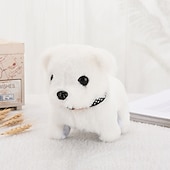 お買い得  ぬいぐるみ-模擬電気犬ぬいぐるみ電気犬は歩くことができ、吠え、うなずき、尻尾を振ることができます子供のおもちゃの犬小屋