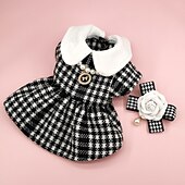 ieftine Rochii-Câini Pisici Rochii Modă Drăguţ Iarnă Απαλό Lavabil Comfortabil În aer liber Petrecere Îmbrăcăminte pentru câini for Bichon Frise Pudel Pomeran un Animalut Fluture