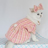 halpa Mekot-Koirat Kissat Hameet Muoti söpö tyyli Talvi Pehmeä Pestävä Mukava ulko- Juhla Koiran vaatteet for Bichon Frise Villakoira Pomeranian Pienelle lemmikille papillon
