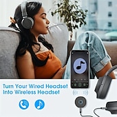 cheap Bluetooth Car Kit/Hands-free-Bluetooth Receiver AUX Car Bluetooth Audio Receiver Converter 5.0 Bluetooth Adapter
