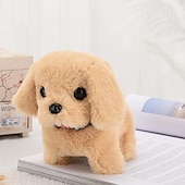 お買い得  ぬいぐるみ-模擬電気犬ぬいぐるみ電気犬は歩くことができ、吠え、うなずき、尻尾を振ることができます子供のおもちゃの犬小屋