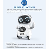 cheap Electronic Entertainment-Pocket RC Robot Talking Interactive Dialogue Voice Recognition Record Singing Dancing Telling Story Mini RC Robot Toys Gift
