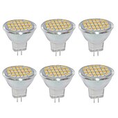 رخيصةأون أضواء سبوت LED-10 قطع 6 قطع mr11 3 واط أدى ضوء الكشاف 250-300 lm 24 الخرز أدى smd 5730 ac/dc 12-24 فولت