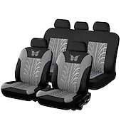 ieftine Husă Scaun Auto-Husă scaun auto cu 5 locuri set complet husă scaun auto complet înconjurată interior mașină lavabilă respirabil confortabil model fluture broderie husă scaun auto