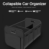 cheap Car Organizers-Trunk Organizer For Car, Collapsible Multi-Compartment Car Organizers Foldable And Waterproof, 600D Oxford Polyester, Suitable For Most Models