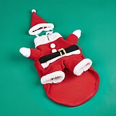 economico Abbigliamento e Accessori per Cani-Prodotti per cani Prodotti per gatti Costume di Natale Abito natalizio Di tendenza stile sveglio Inverno Morbido Lavabile Comodo Natale Esterno Casual / quotidiano Festival Bichon Frise Barboncino