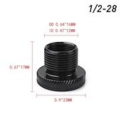 olcso Autós javítószerszámok-autó üzemanyagszűrő hordó menetes adapter 5/8-24 - 1/2-28 1/2-20 m14*1 m14*1l m14*1,5 napa 4003 wix-hez