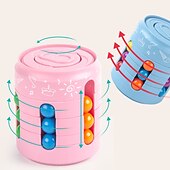お買い得  マジックキューブ-缶マジックビーンズマジックキューブギフトコーラボトル子供フィジェットスピナー小学校幼稚園ギフト知育玩具