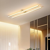 baratos Candeeiros de Teto-luz de teto led 3 cores 48/58/78 cm design de linha formas geométricas luzes de teto lâmpada de teto led adequada para corredor quarto corredor 110-240v