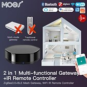 Χαμηλού Κόστους Οικιακές συσκευές-tuya multimode gateway hub zigbee wireless bridge για smart home bluetooth mesh wifi ir τηλεχειριστήριο για alexa google smart life