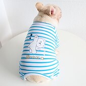 preiswerte Pyjama-Hunde Katzen Pyjamas Modisch Kuschelig Winter Weich Waschbar Komfortabel Innen Casual Hundebekleidung for Bichon Frise Pudel Spitz kleines Haustier Schmetterling