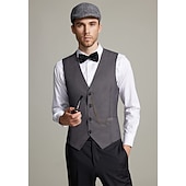 olcso Öltözetek-Retró Ordító 20-as évek 1920-as évek Flapper ruha Felszerelések Mellény A nagy Gatsby Úriember Esküvői Vendég Flitter Rojt Jelmez Férfi Női Újév Álarcos mulatság Parti Diákbál Esküvői fogadás