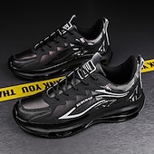preiswerte Sneaker für Herren-Leichte Air-Cushion-Sneaker für Herren mit transparentem Design – trendige Sportschuhe mit Schnürung zum Laufen und für die Freizeit