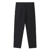 abordables Chinos-Homme Pantalon Chino pantalon été Pantalons décontractés Zippé Plein Confort Respirable Casual du quotidien Vacances Mode basique Noir Kaki