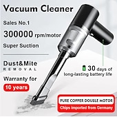 cheap Cleaning Supplies-Car Vacuum Cleaner Household Portable High Power Wireless Vacuum Cleaner Mini Car Strong Suction Handheld Vacuum Cleaner