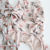 tanie Piżama-Psy Koty Piżama Moda Śłodkie Zima Miękka Zmywalny Wygodny w pomieszczeniach Codzienne Ubranka dla psów for Bichon frise Pudel Szpic miniaturowy szczeniaków i młodych kotów Motyl