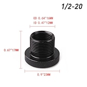 olcso Autós javítószerszámok-autó üzemanyagszűrő hordó menetes adapter 5/8-24 - 1/2-28 1/2-20 m14*1 m14*1l m14*1,5 napa 4003 wix-hez