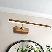 abordables Apliques de pared para interior-Luces de espejo,luz de espejo de baño vintage con interruptor,lámpara de baño,luces de espejo de tocador para iluminación de tocador,lámpara de pared interior ip44 luz de maquillaje giratoria lámparas