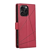 Недорогие Чехлы для iPhone-Чехол для телефона для iPhone 16 iPhone 15 Pro Max Plus iPhone 14 13 12 11 Pro Max Mini SE X XR XS Max 8 7 Plus кошелек с подставкой магнитный с запястным ремнем ретро TPU PU-кожа
