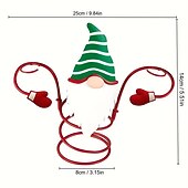 preiswerte Küche-Weinflaschen- und Glashalter für Weihnachten, festliches Rotweinregal mit hängendem Glas-Organizer, Tischdekoration für Weihnachtsfeiern, Weihnachtsessen, Bar, Heimdekoration