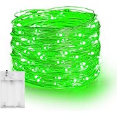 economico Striscie luci a batteria-elegante festa di ricevimento di nozze 2 pezzi/set 3m 30led luci a stringa batteria scatola filo di rame ghirlanda lampada esterna impermeabile illuminazione fata per natale festa di nozze decorazione
