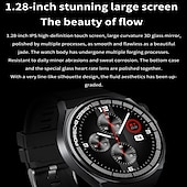 Χαμηλού Κόστους Smartwatch-GT8 Εξυπνο ρολόι 1.28 inch Έξυπνο ρολόι Bluetooth Βηματόμετρο Υπενθύμιση Κλήσης Παρακολούθηση Φυσικής Κατάστασης Συμβατό με Android iOS Γυναικεία Άντρες Μεγάλη Αναμονή Κλήσεις Hands-Free Αδιάβροχη IP