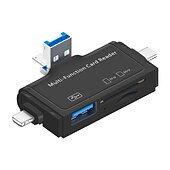 levne USB rozbočovače-7v1 čtečka karet SD usb 3.0 adaptér se dvěma sloty pro mac windows linux chrome pc smartphony &amp; kamery
