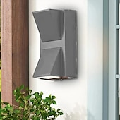 cheap Outdoor Wall Lights-Led Outdoors Wall Lamp 5W 10W Up/Down Lighting Indoor Double-Head Curved Waterproof IP65 Wall Lamp Modern Bedroom Lamp Warm White Light AC85-265V
