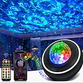economico Lampada proiettore e proiettore laser-Luce del proiettore Altoparlante Bluetooth Controllato da remoto Matrimonio Feste Regalo Multicolore