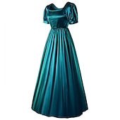 cheap Dresses-Victorian Medieval Renaissance Cocktail Dress Vintage Dress Tea Dress Prom Dress Women&#039;s Girls&#039; Costume Vintage Cosplay Party Masquerade Tea Party Dress