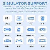 Недорогие Игровые консоли-Портативная игровая консоль powkiddy x55 со встроенными играми, ips rgb-экраном, 5,5 дюйма (256 г, 30 000 игр), идеальный подарок на рождественский день рождения для друзей и детей