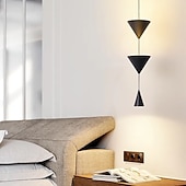 economico Luci Isola cucina-lampada a sospensione a led per isola della camera da letto, illuminazione a sospensione regolabile per isola della cucina, lampadario a led in oro nero per sala da pranzo, camera da letto, mini