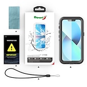 Недорогие Чехлы для iPhone-Чехол для iPhone 15 Pro Max Plus iPhone 14 Pro Max Plus iPhone 13 Pro Max водонепроницаемый чехол со съемной защитой полнрошного двойного стороннего доспеха ABS+PC