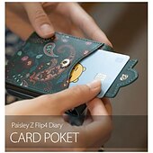levne Pouzdra pro Samsung-telefon Carcasă Pro Samsung Galaxy Z Flip 7 Z Flip 6 Z Flip 5 Z Flip 4 Z Flip 3 Pouzdro na peněženku Magnetické s poutkem na zápěstí Slot pro kartu Retro TPU PU kůže