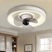 preiswerte Dimmbare Deckenleuchten-Deckenventilator mit Licht, dimmbar, 48 cm, Macaron, mehrfarbig, 360-Grad-Kopfschütteln, 6 Windgeschwindigkeiten, moderner Deckenventilator für Schlafzimmer, Wohnzimmer, ca &amp; Fernbedienung 110-240V