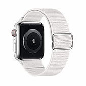 abordables correas de reloj de manzana-Compatible con Apple Watch Correa 38mm 40mm 41mm 42mm 44mm 45mm 49mm Trenzado Elástico Ajustable Tejido correa de repuesto para iwatch Ultra 2 Series 9 8 7 SE 6 5 4 3 2 1