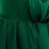 preiswerte Partykleider-kinderkleidung Mädchen Party Kleid Feste Farbe Ärmellos Formal Leistung Hochzeit Rüschen Elegant Prinzessin Baumwolle Maxi abendkleider Blumenmädchenkleid Frühling Herbst Winter 4-12 Jahre Wei