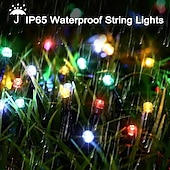 cheap Solar String Lights-Elegant Wedding Reception Party 1000/500/300/200/100/50/30LED Solar String Light, 8 Modes, Solar Christmas Lights Waterproof for Gardens, Wedding, Party, Homes, Christmas Tree, Curtains, Outdoor