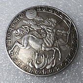 olcso photobooth kellékek-antik kézműves európai és amerikai tizenkét csillagkép emlékérmék ősi ezüst érmék tarot kívánó napisten emlékérmék deviza