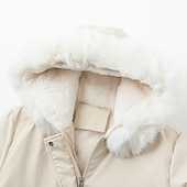 billiga Puffers &amp; Parka-Dam Vinterkappa Vinterjacka Hoodiejacka Anorak Skola Utomhus Alla hjärtans dag Höst Vinter Normal Täcka Normal Håller värmen Andningsfunktion Enkel Ledigt vardag Bekväm Jacka Långärmad Ensfärgat Ren
