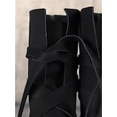 cheap Footwear-Retro Vintage Medieval Renaissance Shoes Flat Jazz Boots Turn Shoes Ren Faire Pirate Viking Ranger Men&#039;s Women&#039;s Unisex Celtic Pirate Halloween Masquerade Party / Evening LARP Ren Faire Adults&#039; Shoes