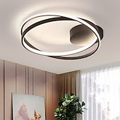 abordables Luces de techo-Luz de techo LED, lámpara de techo con luz empotrada de diseño circular regulable, adecuada para dormitorio, sala de estar, comedor, ac110v ac220v