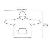 baratos cobertor vestível-Cobertor wearable com capuz, cobertor de moletom com capuz de grandes dimensões para adultos, mulheres, homens, presente, aconchegante e felpudo cobertor com capuz sherpa