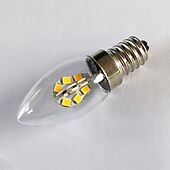 cheap LED Candle Lights-2 W LED Candle Lights 260 lm E14 C35 24 LED Beads SMD 2835 Warm White White 85-265 V