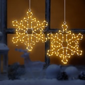 ieftine Lumini de coarde de vacanță-Fulg Crăciun USD 1 buc