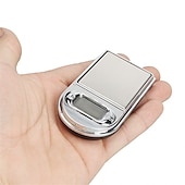 abordables Balances-Mini balance de briquet de poche 50g/100g/200g balances numériques de précision pour bijoux diamant rechargement cuisine 0.01g balance électronique de poids