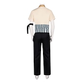 cheap Anime Costumes-Ocean Adventurer Roronoa Zoro Straw Hat Pirate Anime Cosplay Suits Kimono Halloween Carnival Top Pants Earrings For Men's Women's Adults'